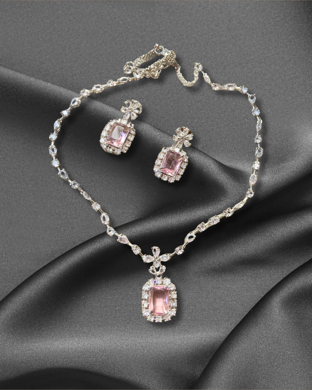 Melody American Diamond Necklace Set