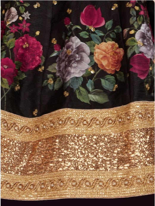 Printed Lehenga & Blouse With Dupatta