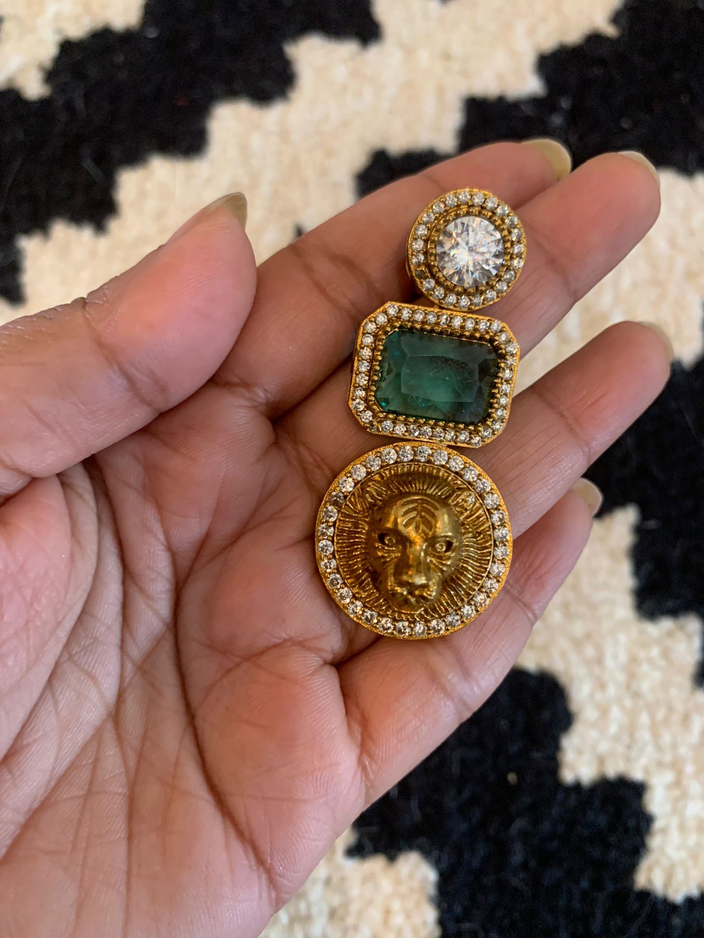 Sabyasachi Inspired Drop Earring (Lion)