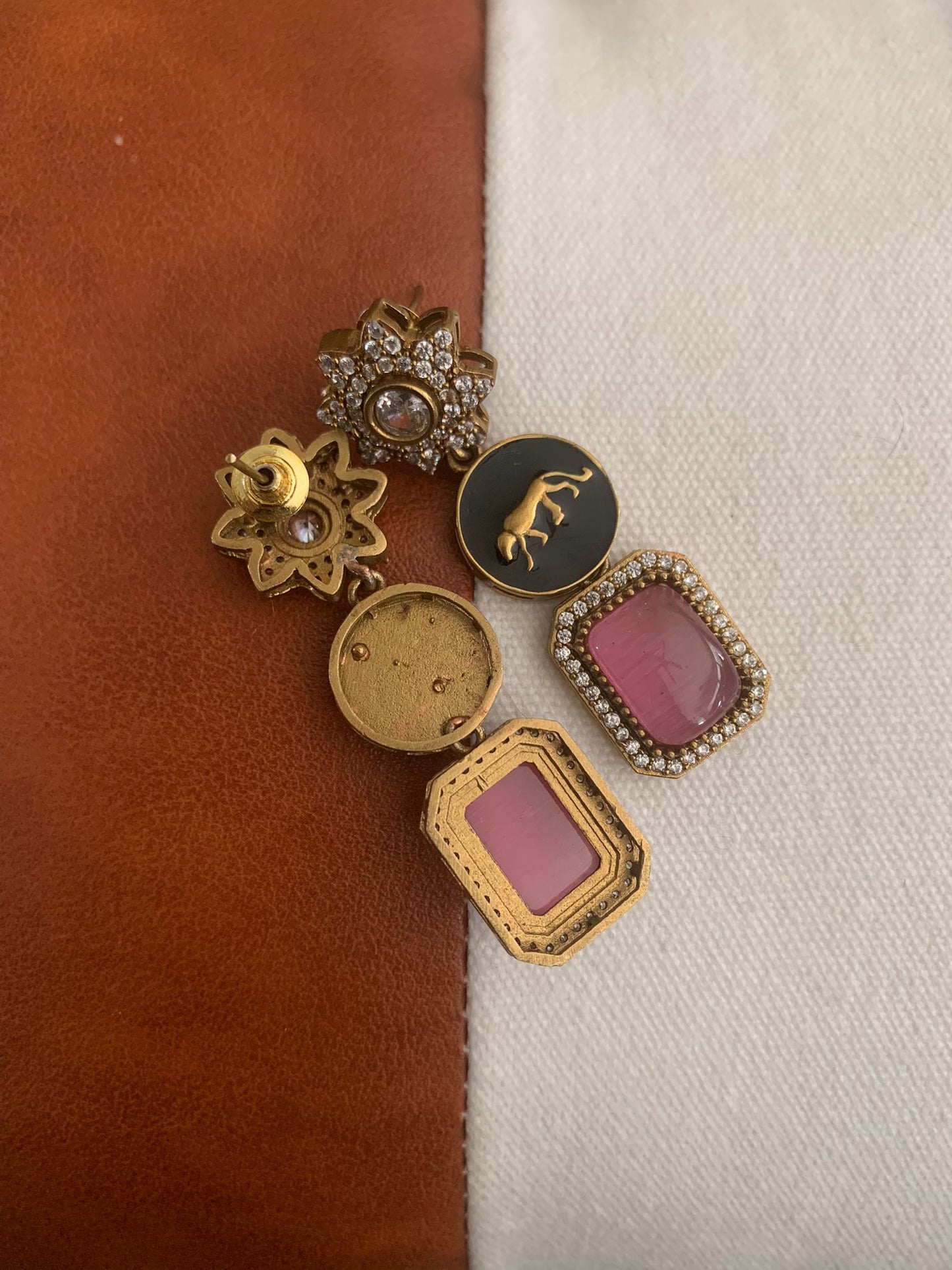 Sabyasachi Inspired Drop Earring (Tiger)