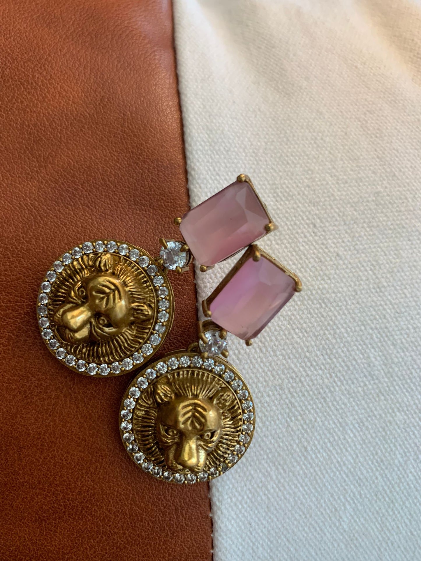 Sabyasachi Inspired Lion Head Drop Earring