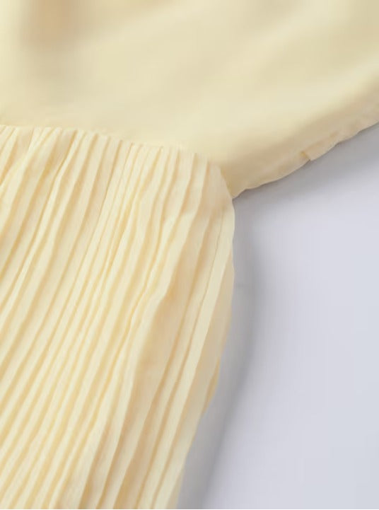 Yellow Sleeveless Maxi Dress