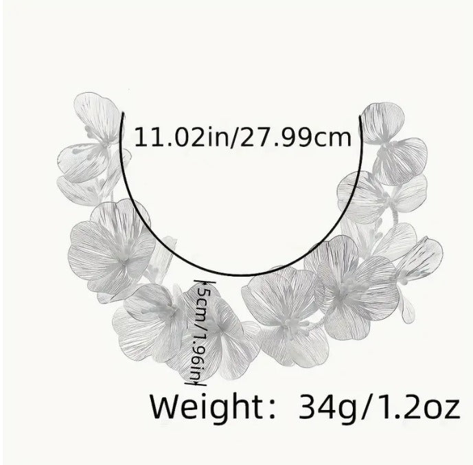 Wedding Bridal Leaf Pearl Hair Accessory