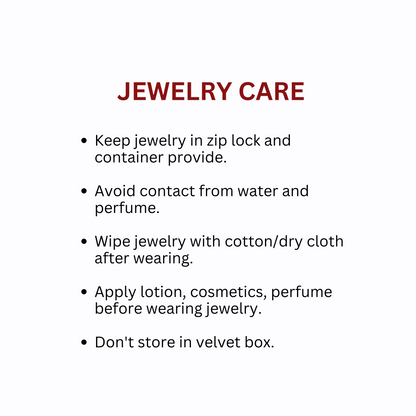 Ruby Red Set with Chain