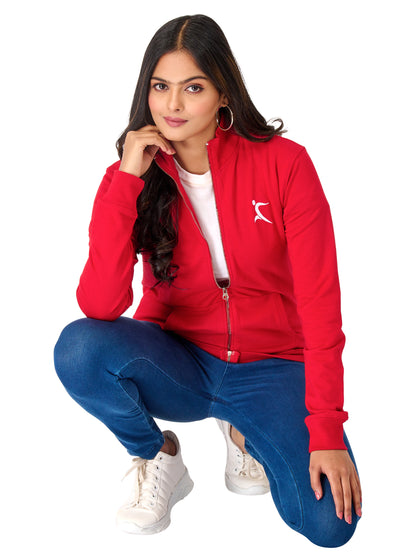 ALL SEASON Unisex Bomber Jacket-Red