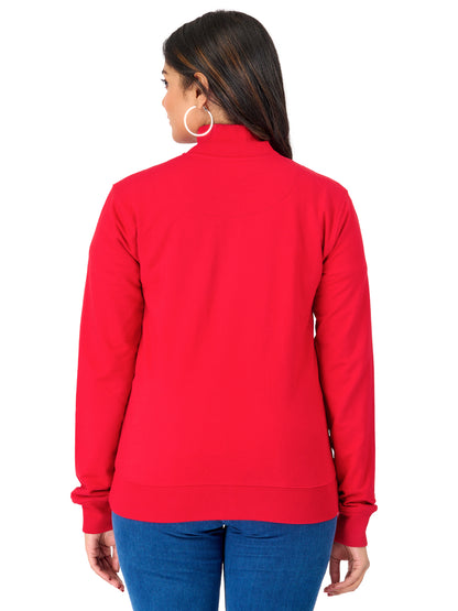 ALL SEASON Unisex Bomber Jacket-Red