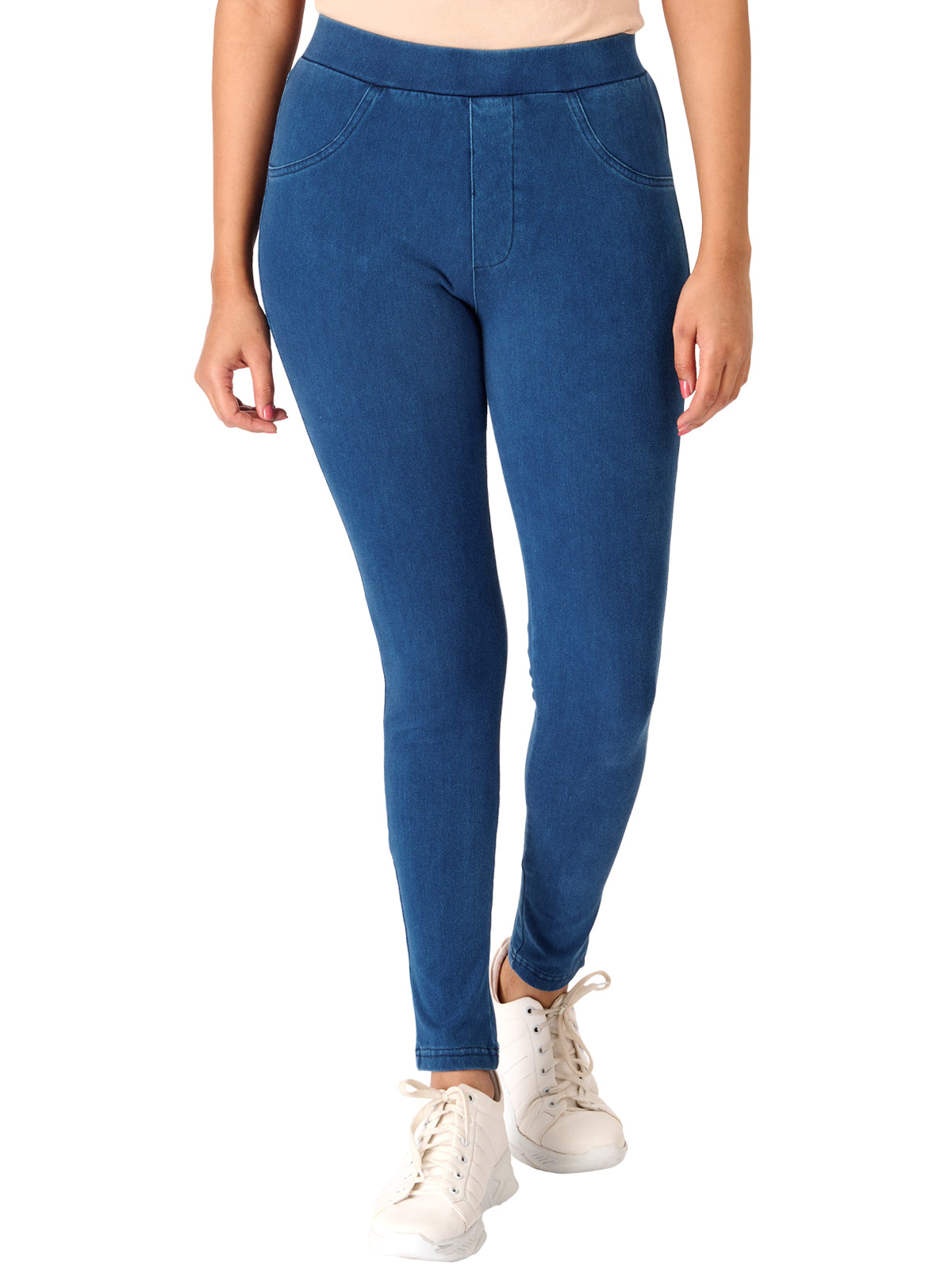 Jeggings - Solid Indigo Blue