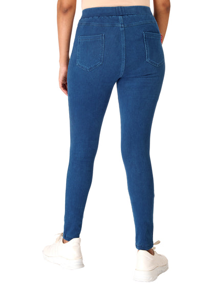 Jeggings - Solid Indigo Blue