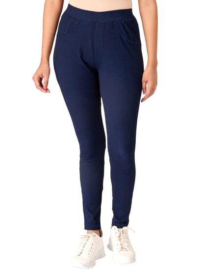 Jeggings - Solid Dark Blue