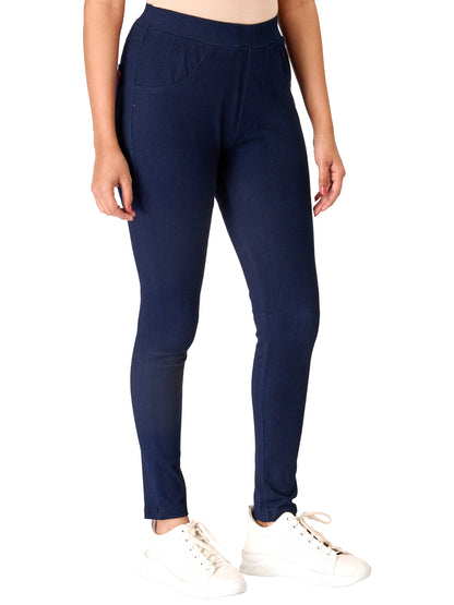 Jeggings - Solid Dark Blue