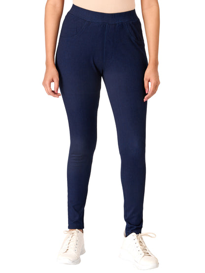 Jeggings - Solid Dark Blue