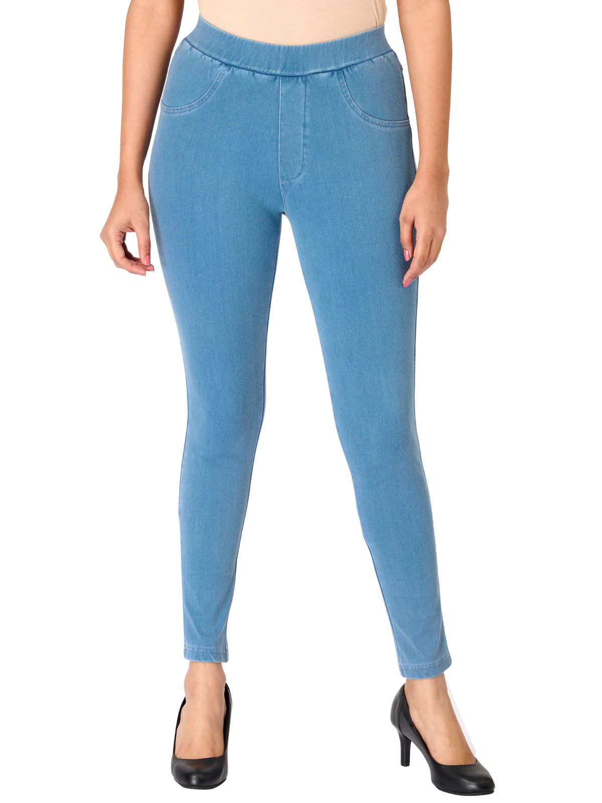 Jeggings - Solid Light Blue