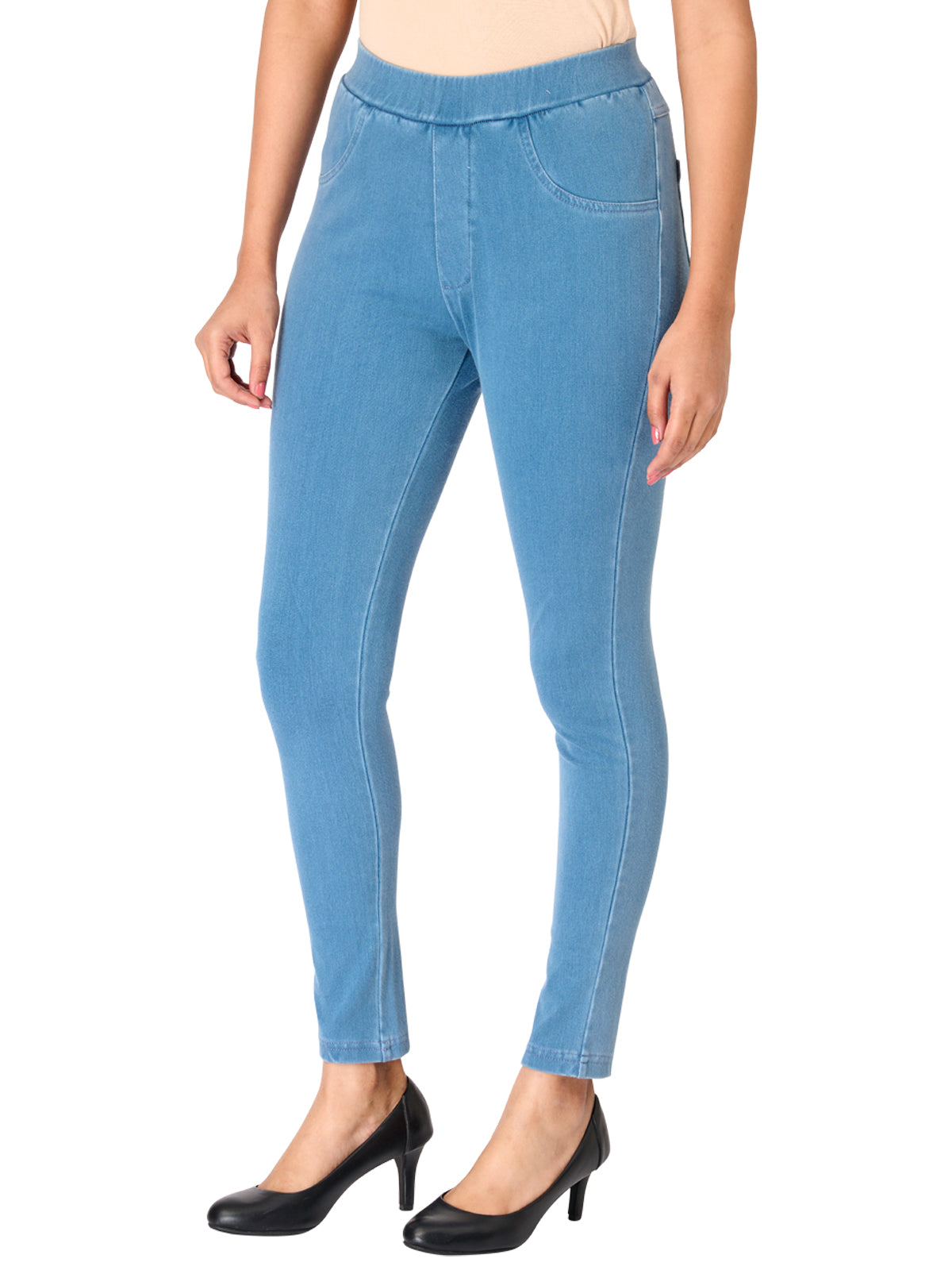 Jeggings - Solid Light Blue