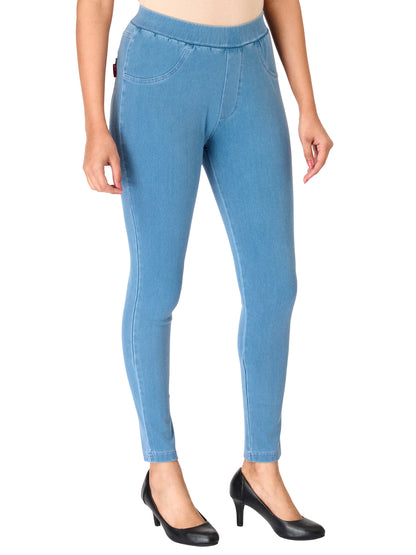 Jeggings - Solid Light Blue