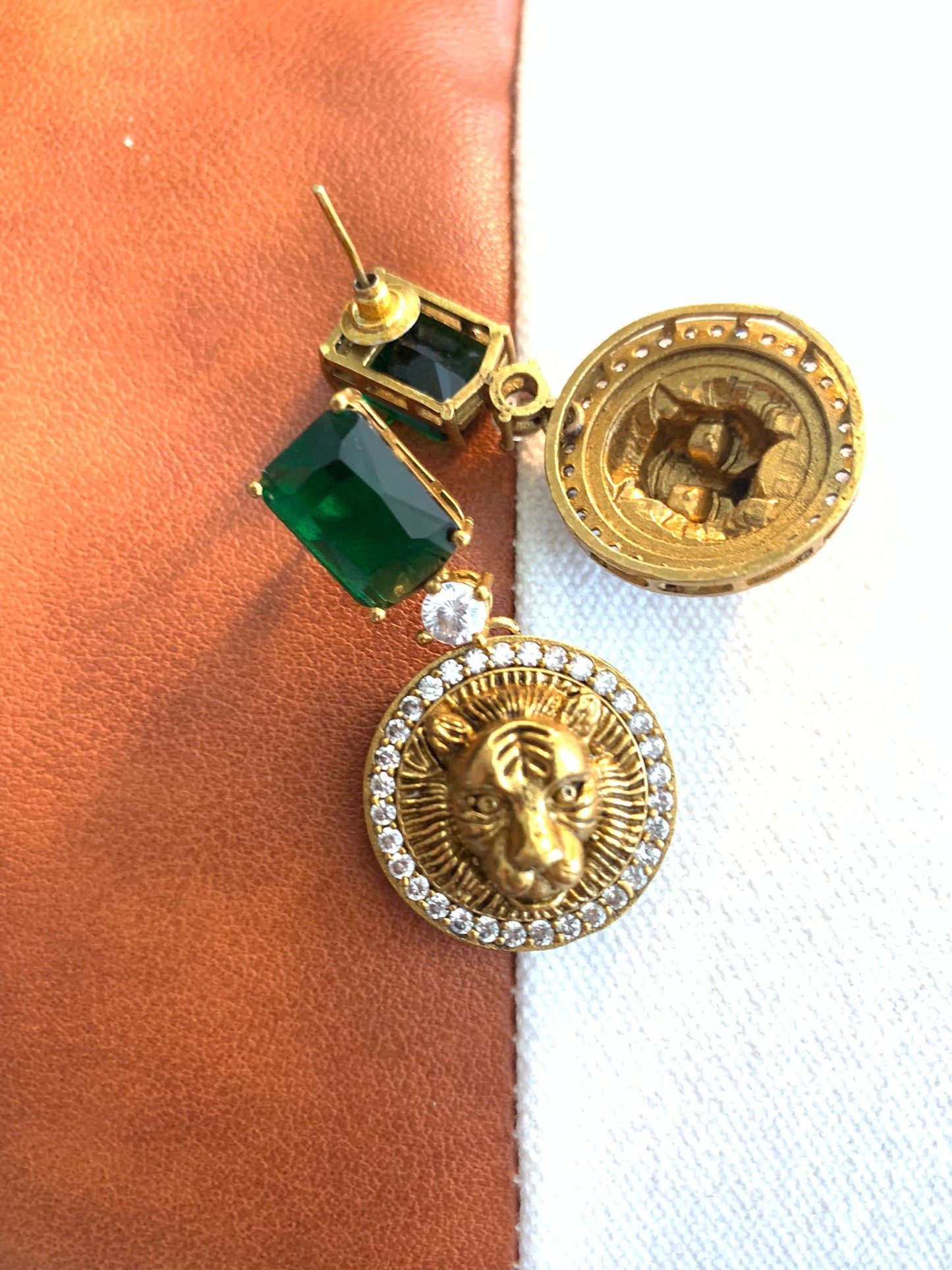 Sabyasachi Inspired Lion Head Drop Earring