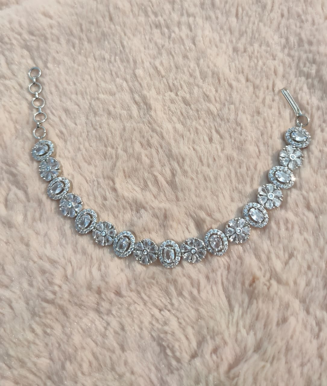 Silver Cubic Zirconia Bracelet