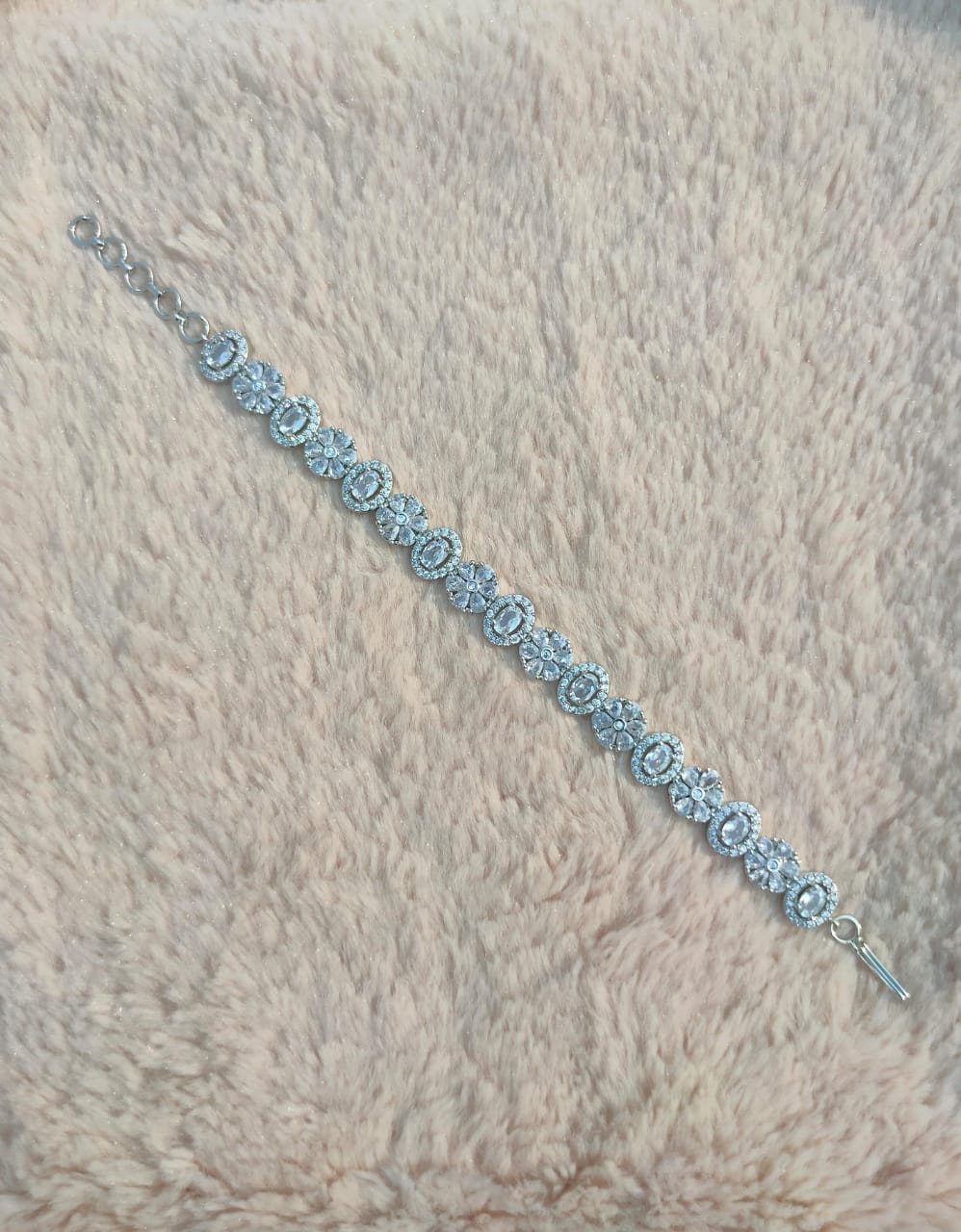 Silver Cubic Zirconia Bracelet