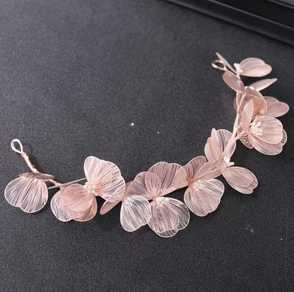 Wedding Bridal Leaf Pearl Hair Accessory