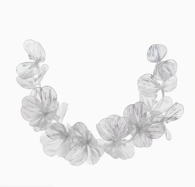 Wedding Bridal Leaf Pearl Hair Accessory