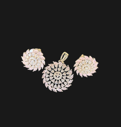 Pink Diamond Sun Motif Set